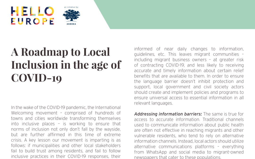 A roadmap to municipal inclusion in the age of COVID-19